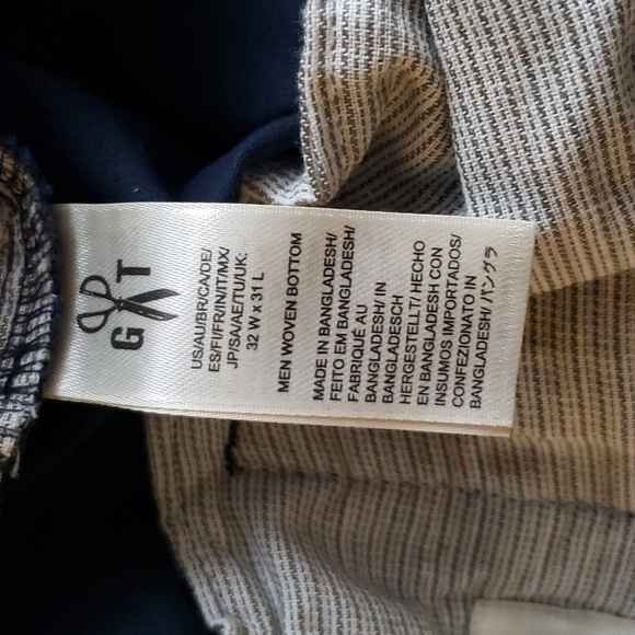 Goodthreads Straight-Fit Vintage Comfort Stretch Cargo Pant Washed Navy 32W 31L - Picture 9 of 10